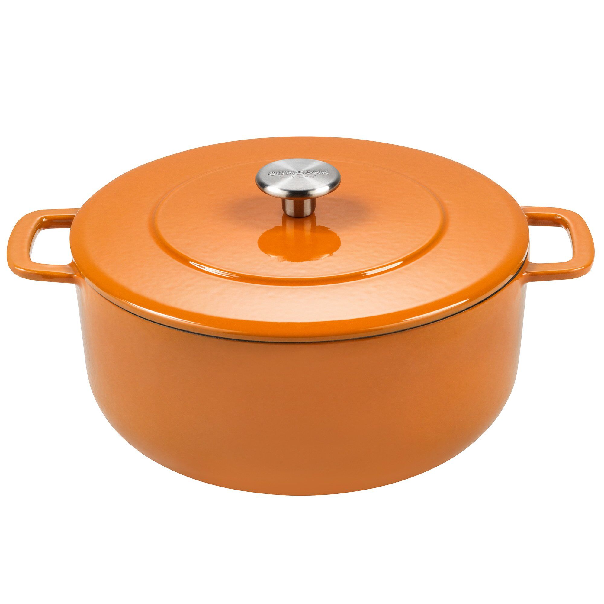 Støbejernsgryde Emaljeret 24 Cm. Orange fra Combekk