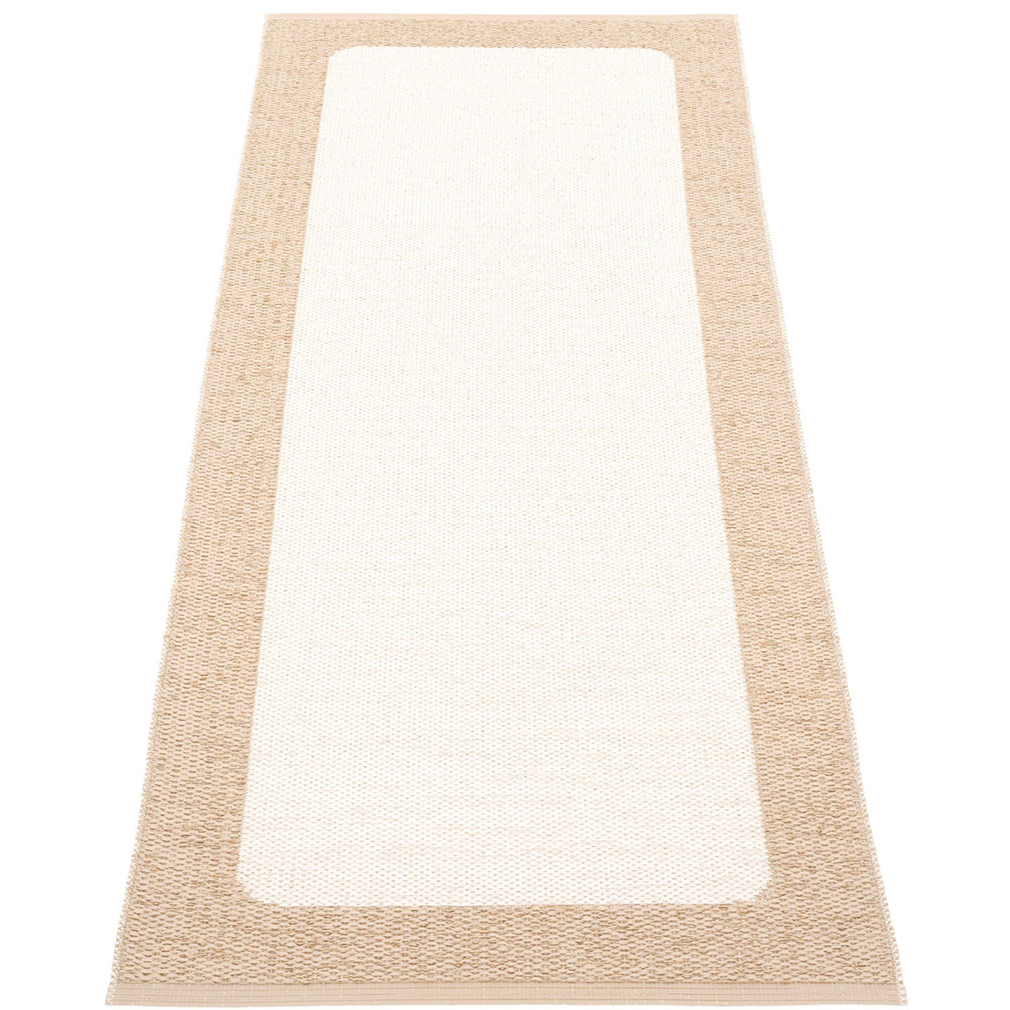 Gulvtæppe Ilda, 70 X 180 Cm., Beige Vanilla fra Pappelina