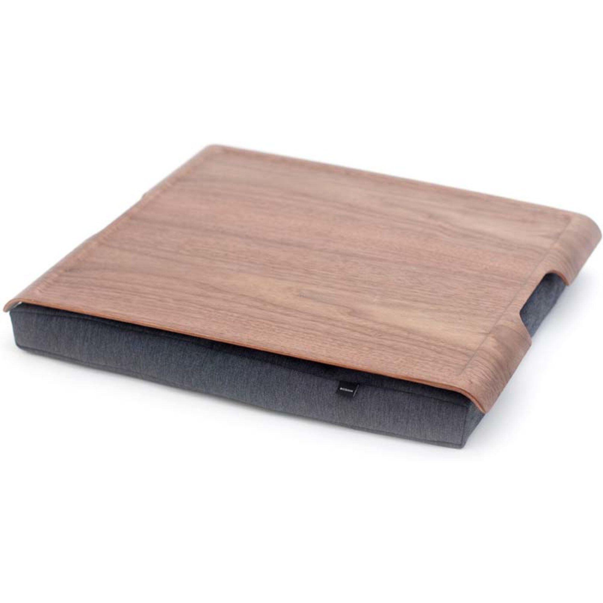 Laptray Anti Slip Bakke Valnød Grå fra Bosign