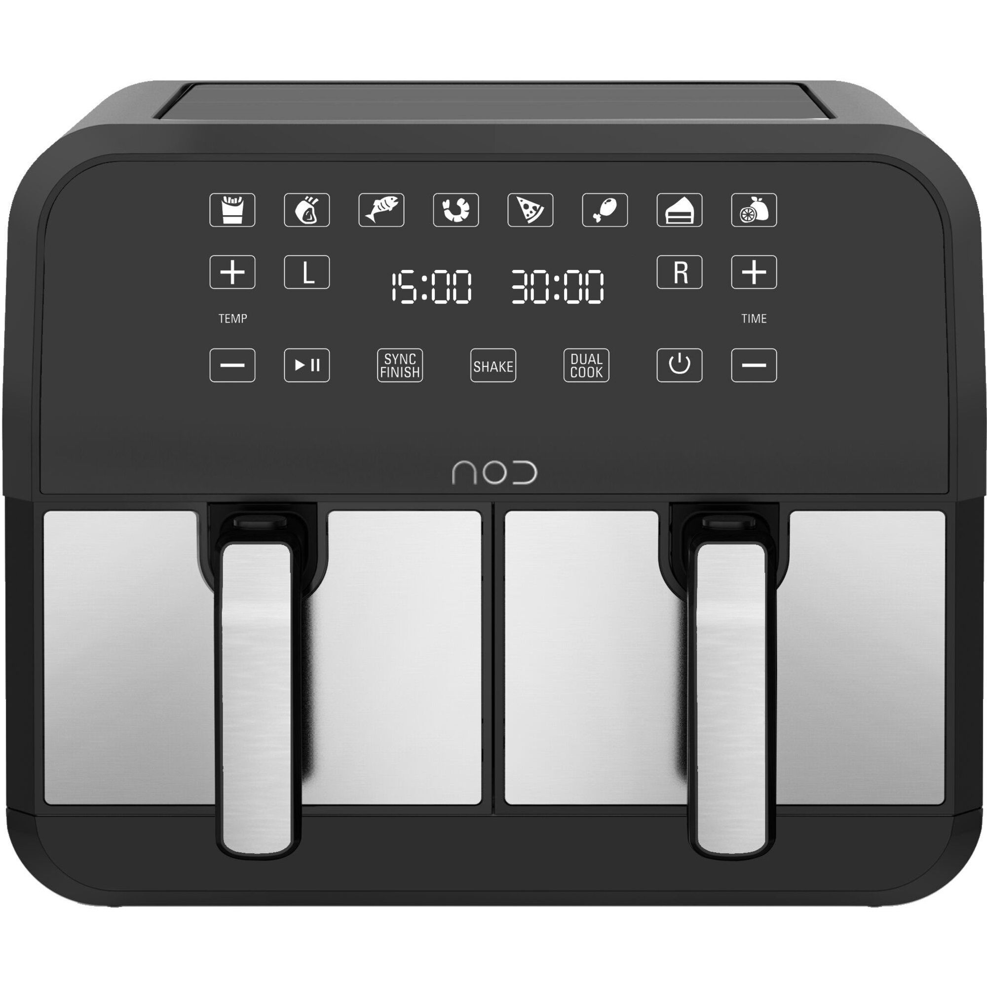 Dual Zone Airfryer 2 X 4 Liter fra Nod