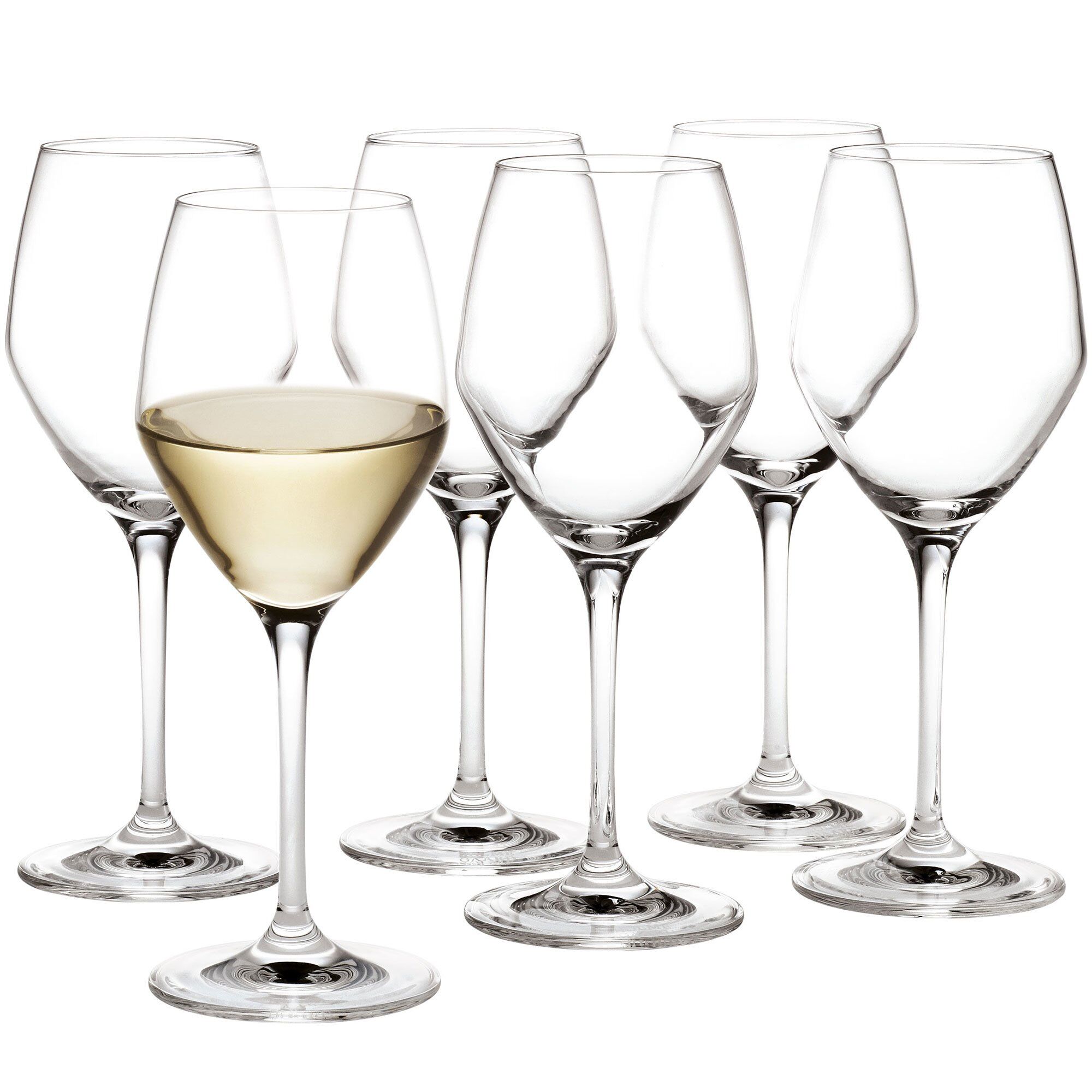 Perfection Hvidvinsglas 32 Cl. 6 Stk., Klar fra Holmegaard