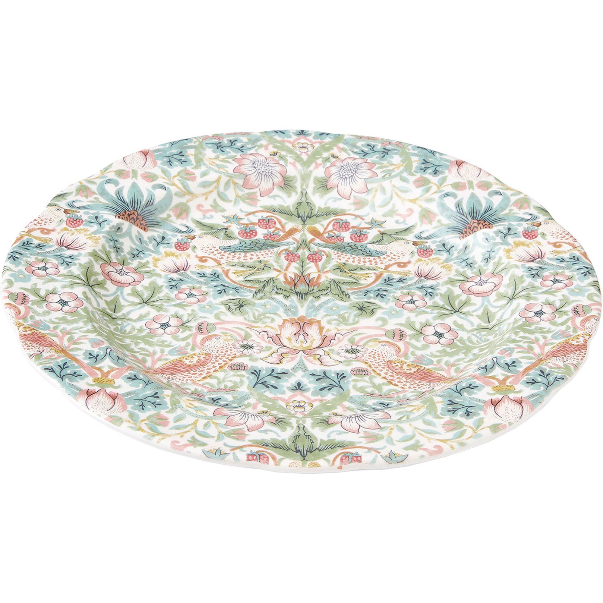 Strawberry Thief Serveringsfad 30,5 cm fra Spode - Udsalg!