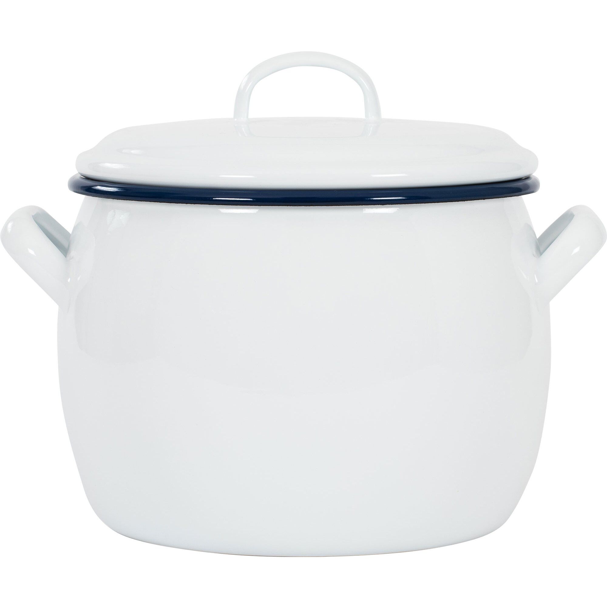 Kockums Jernverk 4 L Hvid Gryde - Tidsløst Design