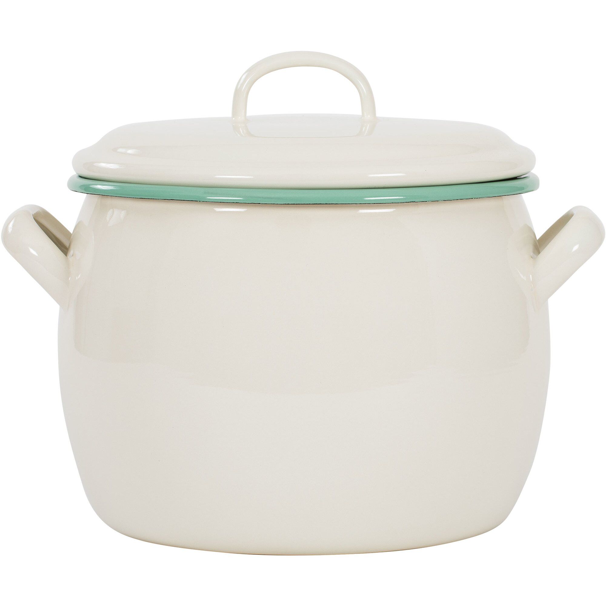 Gryde 4 Liter, Creme fra Kockums Jernverk